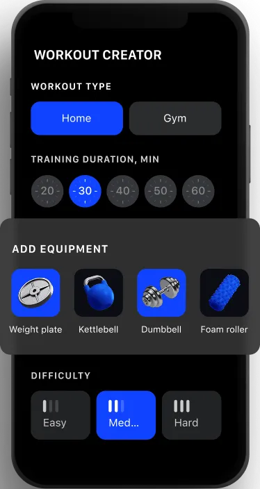 Workout creator