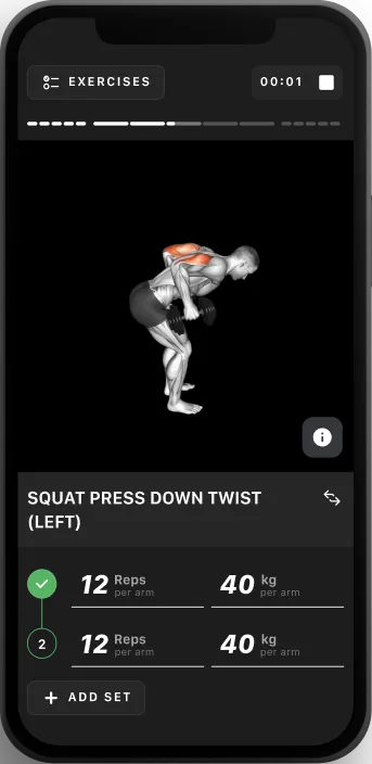 Workout player